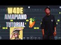 How To Produce Amapiano Like W4DE SGIJAPRENEUR III| FL Studio Mobile 