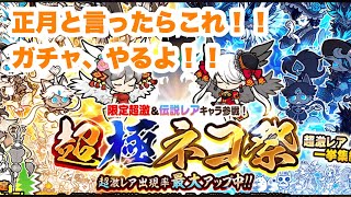 【にゃんこ大戦争】新年一発目から己の豪運でガチャを回した結果！！