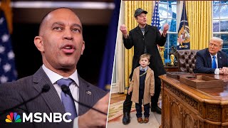 Dem Leader Hakeem Jeffries press conference amid Musk-Trump controversy