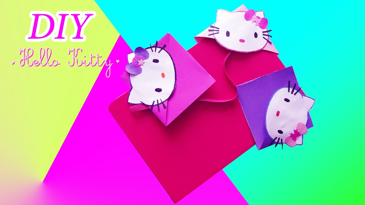 Diy School Supplies Hello Kitty Bookmark Diy Youtube