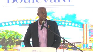 PM Rowley's Speech At Commissioning Of The Lisa Morris-Julian Boulevard In Arima