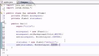 Java Programming Tutorial 74 Mouse Events