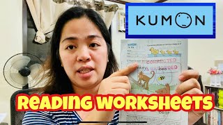 Day1: 7A 1 Actual Kumon Worksheets l Reading for beginners