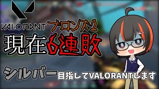 【VALORANT】気合でシルバーに帰る