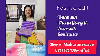 Madras Sarees is live!