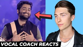 Vocal Coach Reacts to Arijit Singh EPIC Performance of Tum Hi Ho Live