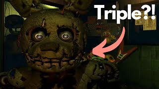 Triple jumpscare Fnaf 3 (flash⚠️)