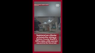 Registered sex offender arrested in DeSoto sheriff's office lobby on active warrant