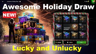 World of Tanks Blitz | NEW Awesome Holiday Draw - WON the Max Reward in one of containers! Full draw