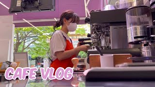 [CAFE VLOG] 더벤티 카페알바 | 음료제조영상 | 카페라떼 | 여기가 아메리카노 공장인걸까 … Yes 🙆‍♀️ | 다들 여름 화이팅 💜