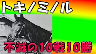 【無敗の名馬】時（ダービー制覇）を実らせた名馬　トキノミノル【競馬】