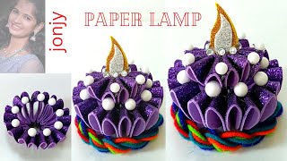 Beautiful Paper Lamp For Home Decor | Beautiful lamp making at home