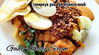 Resep Gado-gado takaran 1 kg || Resep paling Pas dan mantab