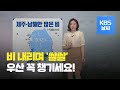 [날씨] 전국에 비…제주·남해안에 많은 비 / KBS뉴스(News)