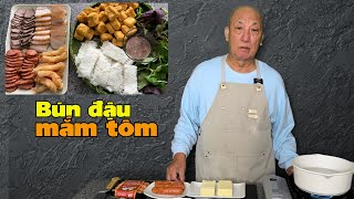 Bún đậu mắm tôm, làm sao cho ngon?