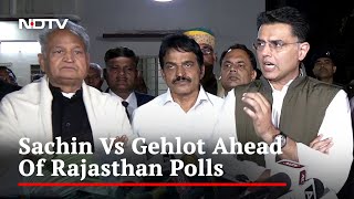 Sachin Pilot vs Ashok Gehlot Ahead Of Rajasthan Polls