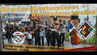 Optocht Bondsschuttersfeest Noorbeek + Dreiländerecktreffen 2018