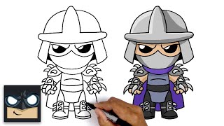 How To Draw Shredder | Teenage Mutant Ninja Turtles