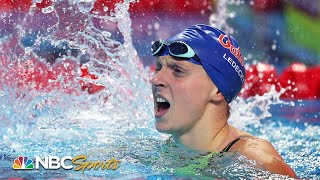 Katie Ledecky swims third fastest time EVER for dominating 800 free national title | NBC Sports