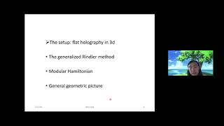 Entanglement Entropy in Flat Holography - Wei Song