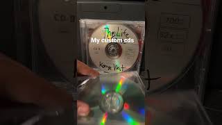 these my custom cds i burned myself