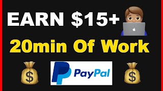 EARN $15 IN 20min OF WORK (FREE PayPal MONEY) *MAKE MONEY ONLINE*