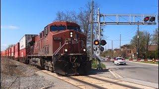 FOREIGN POWER! CP 8755, KCS 4850, UP 6249 at Woodbridge (MAY 1, 2024)