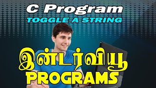 Toggle a string | Interview questions