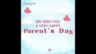 Where Hope Thrives, Miracles Bloom: Benison IVF Wishes You a Happy Parents' Day! ❤️
