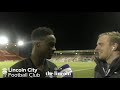 🎥 post match ellis chapman and jordan adebayo smith post south shields