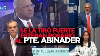 La pregunta de Esteban Rosario que puso a titubear al presidente en LA Semanal