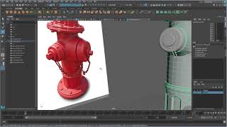 Maya2018基础中文教学25-消防栓案例4