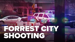 Two police officers shot, suspect dead after Forrest City Walmart shooting