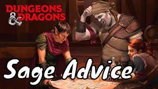 Sage Advice for Dungeons \u0026 Dragons 5E