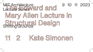 Lecture: Kate Simonen