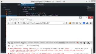 AngularJS Tutorial 11 ng include