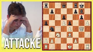 Vincent Keymer mit mutiger Attacke || Vincent Keymer vs. Arkadij Naiditsch, Biel 2020