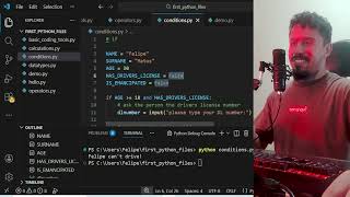 Nested Conditions in Python / Felipe Matos