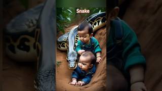 Snakes and Babies#creativesnaketrap#snakevideo