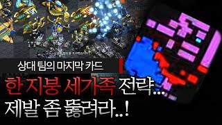 【 브레인신 】 상대 팀의 마지막 카드, 한지붕세가족 전략.... 제발 좀 뚫려라!!! [스타크래프트,Starcraft,빠른무한,빨무,브신,Bj,빨무Bj,스타Bj]