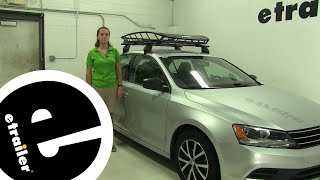 etrailer | Does it Fit? Testing the Thule Canyon XT Roof Cargo Basket on a 2016 Volkswagen Jetta