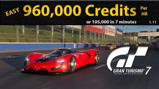 Gran Turismo 7 - HOW TO Earn 960,000 Credits | Lap Times, Tune, \u0026 Calculations included