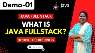 FullStack Demo 01 | What Is Java FullStack? | Beginner's Guide