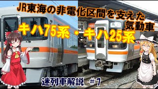 【名・迷列車で行こう】#7 JR東海の非電化区間を支えた車両 キハ75系 キハ25系