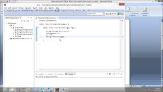 String contains method example in java