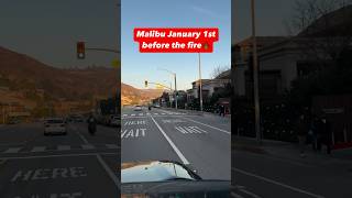 Malibu January 1st before and after