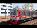 KRL tokyu 8500 - 8504/8604 (BOO - JAKK. PP) berangkat stasiun cikini klakson elektrik