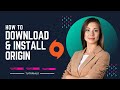 How to Download And Install Origin Software  (QUICK TUTORIAL)