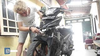 Tips Menurunkan Shock Depan Yamaha New Jupiter MX