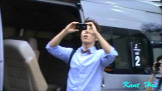 [Fancam] 120126 Donghae left from Creatimage Studio